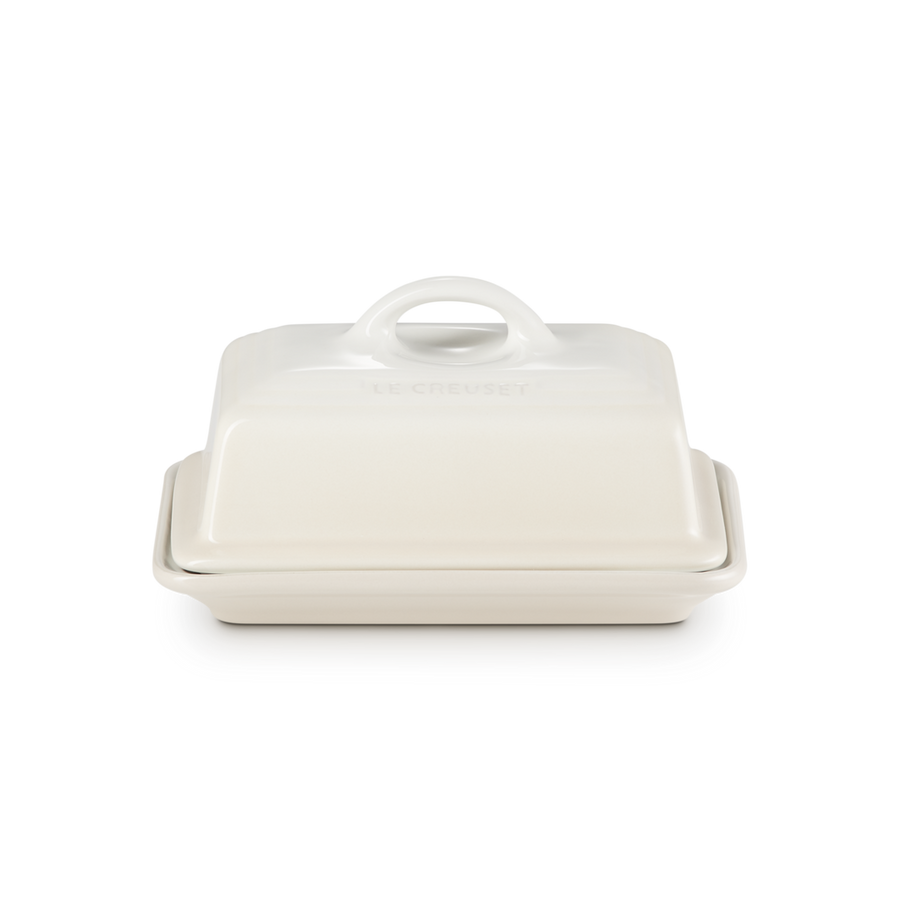 Le Creuset Stoneware Butter Dish Meringue
