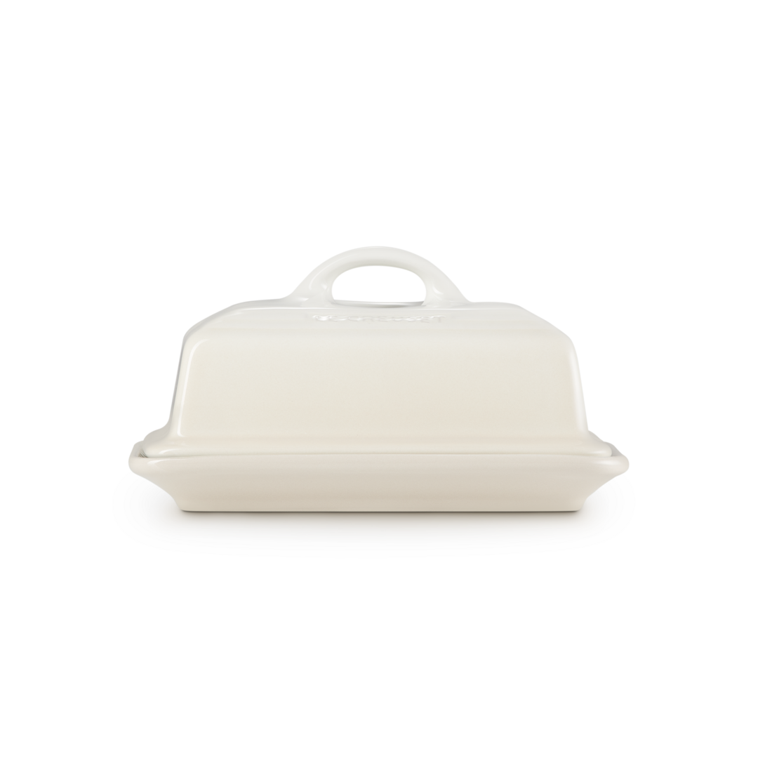 Le Creuset Stoneware Butter Dish Meringue