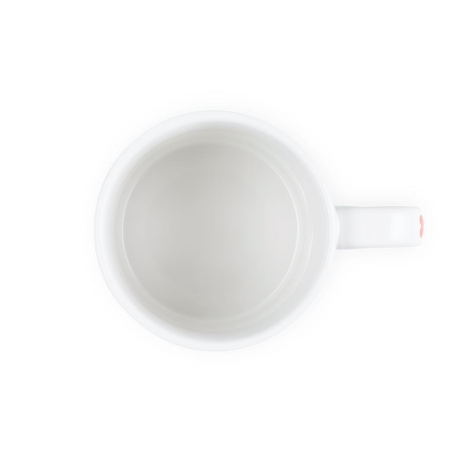 Le Creuset Stoneware Mug 350ml Heart Decal