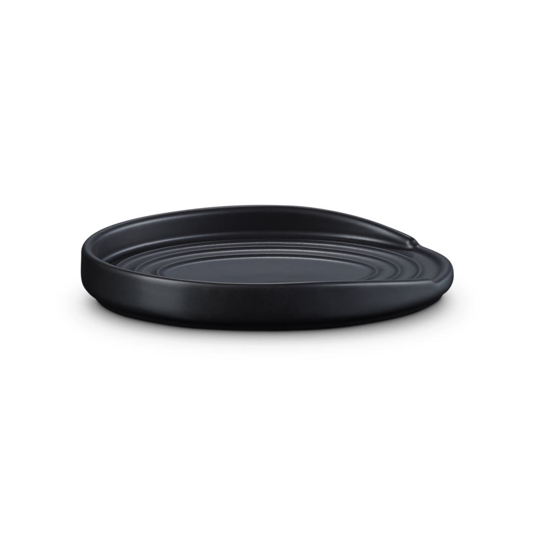 Le Creuset Stoneware Oval Spoon Rest Satin Black