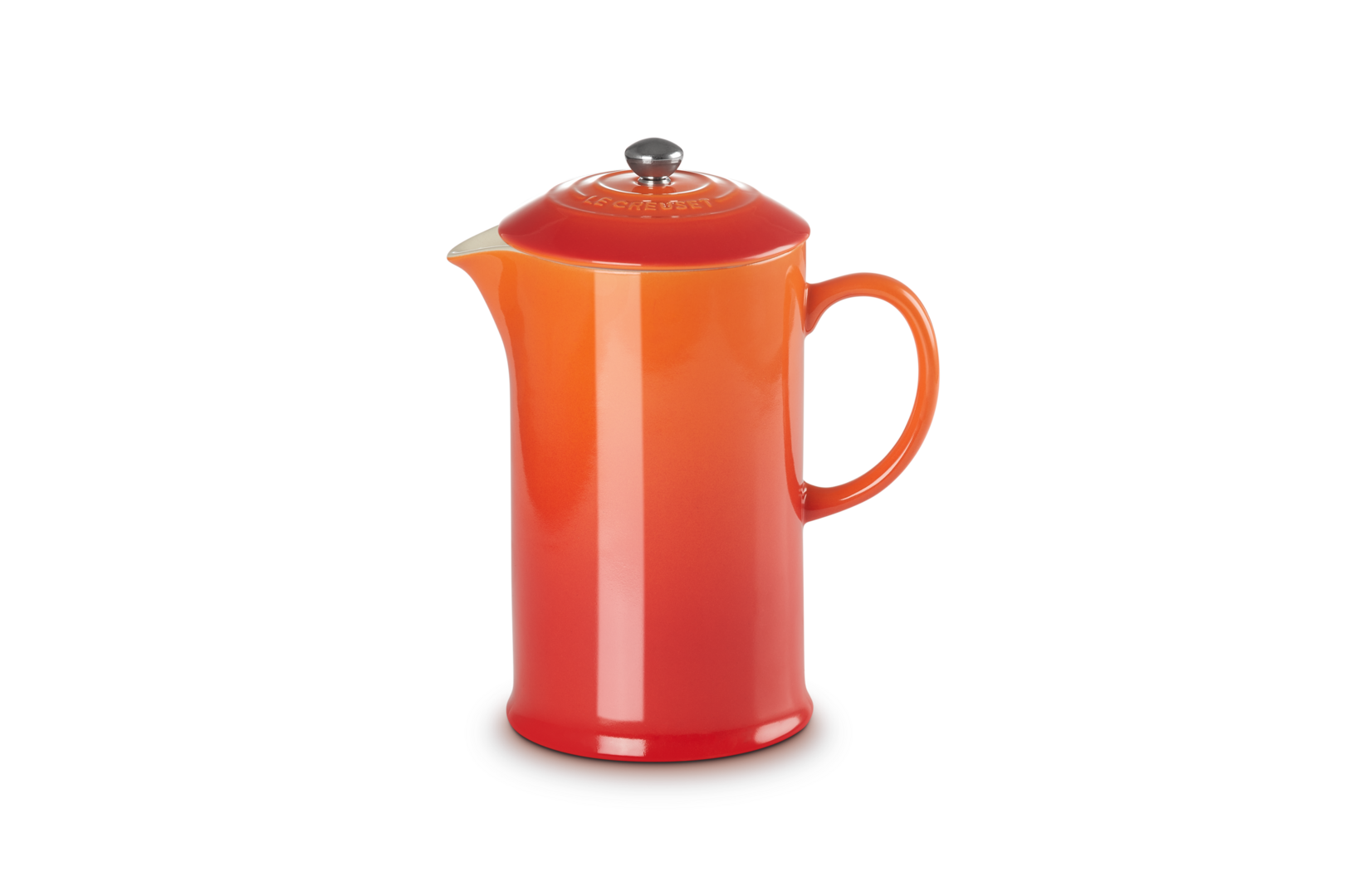 Le Creuset Stoneware Cafetiere with Metal Press 1L Volcanic