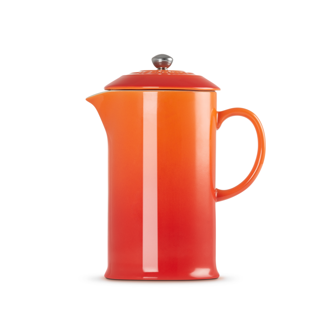 Le Creuset Stoneware Cafetiere with Metal Press 1L Volcanic