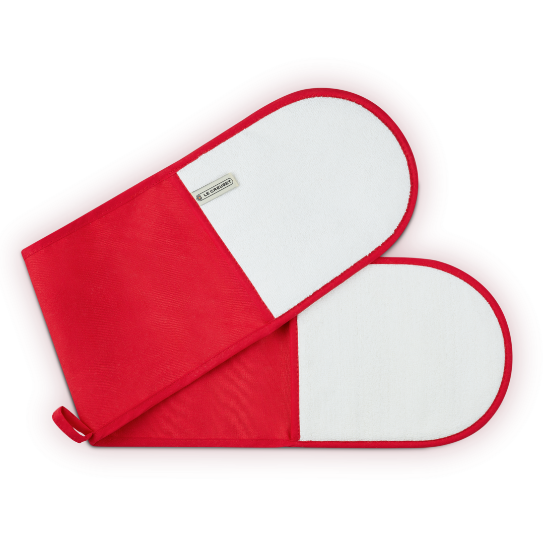 Le Creuset Double Oven Glove Red