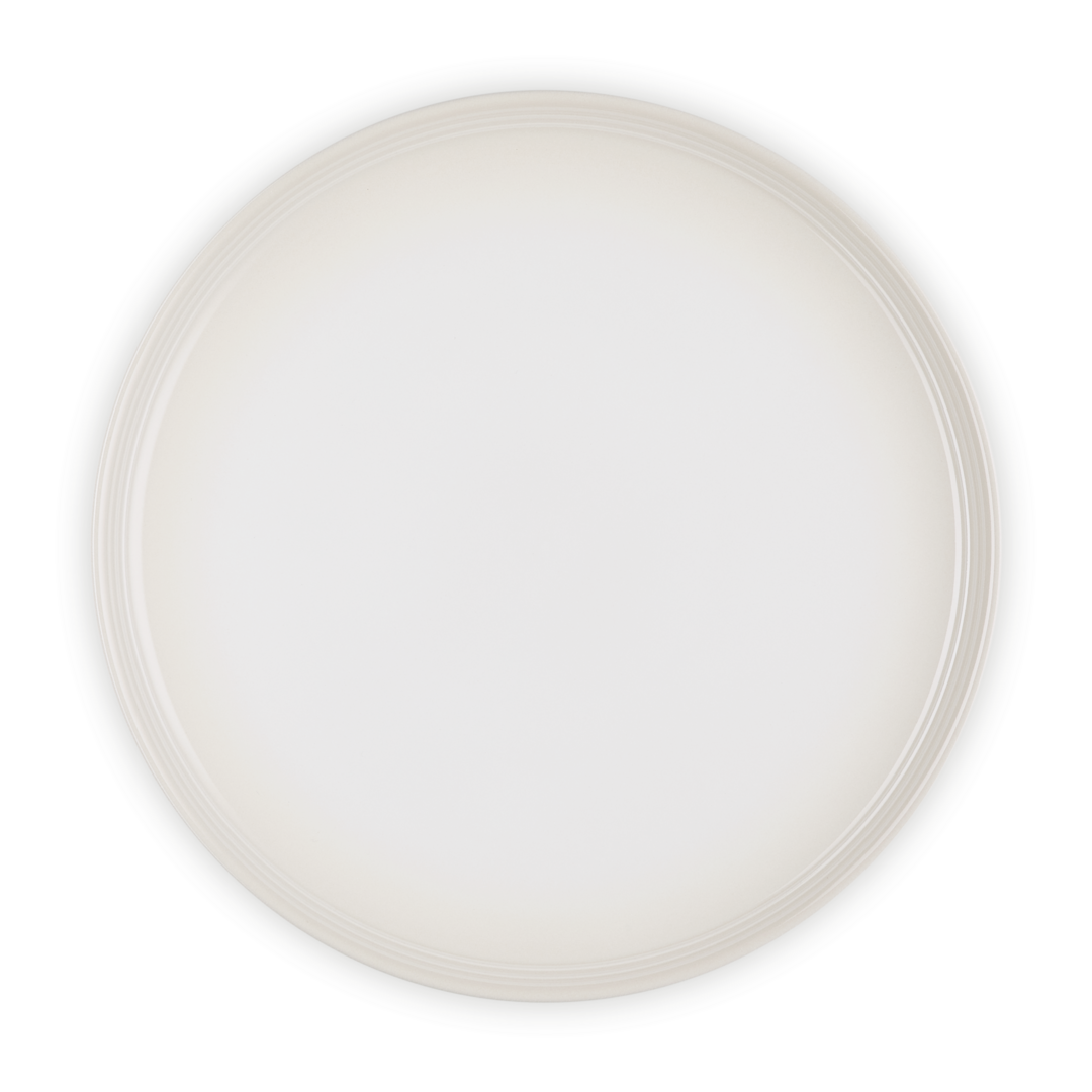 Le Creuset Stoneware Coupe Dinner Plate 27cm Meringue