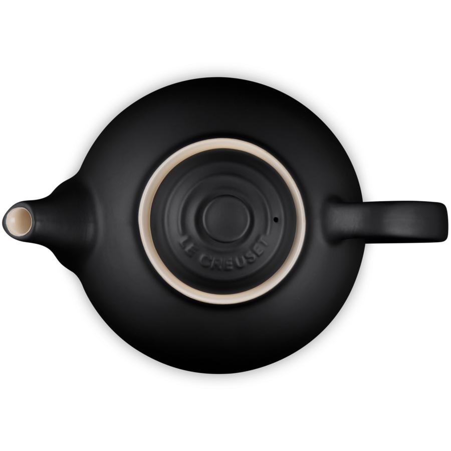 Le Creuset Stoneware Classic Teapot 1.3L Satin Black