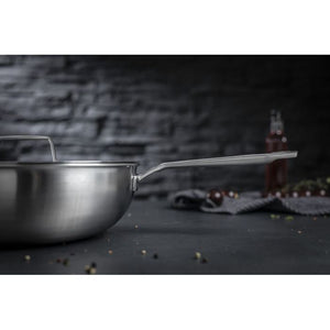 Kuhn Rikon Culinary Fiveply 28cm Uncoated Chefs Pan/Wok