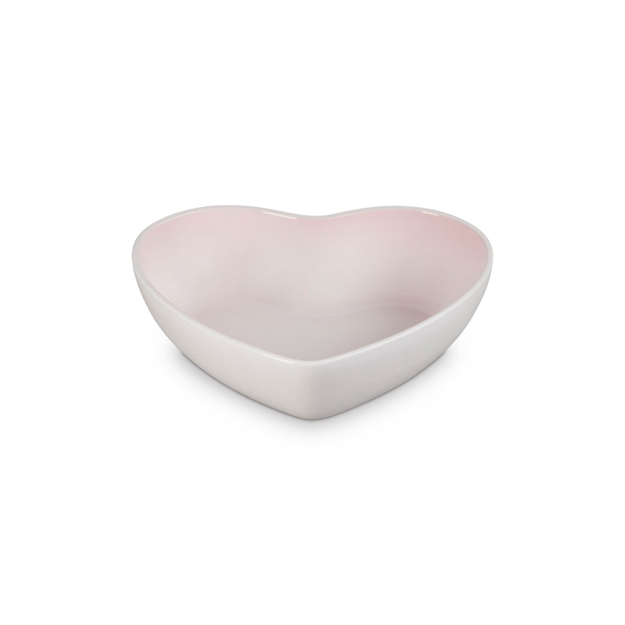 Le Creuset Stoneware Heart Serving Bowl 2.9L Shell Pink