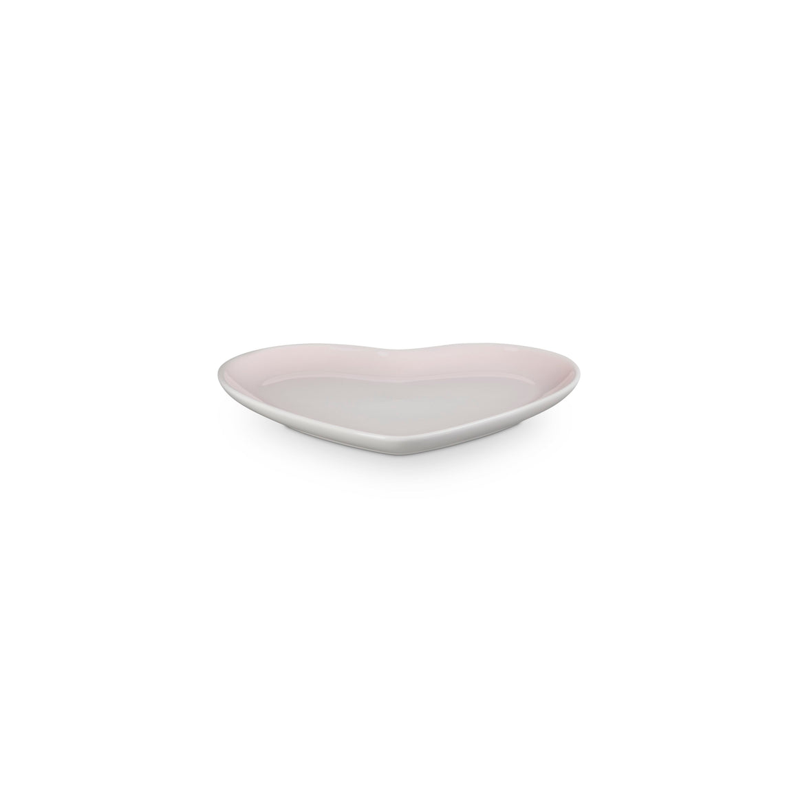 Le Creuset Stoneware Heart Plate 23cm Shell Pink