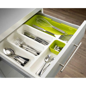 Joseph Joseph DrawerStore™ Green Expandable Cutlery Tray