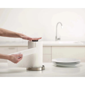 Joseph Joseph Close Push&Tear™ Grey Kitchen Roll Holder