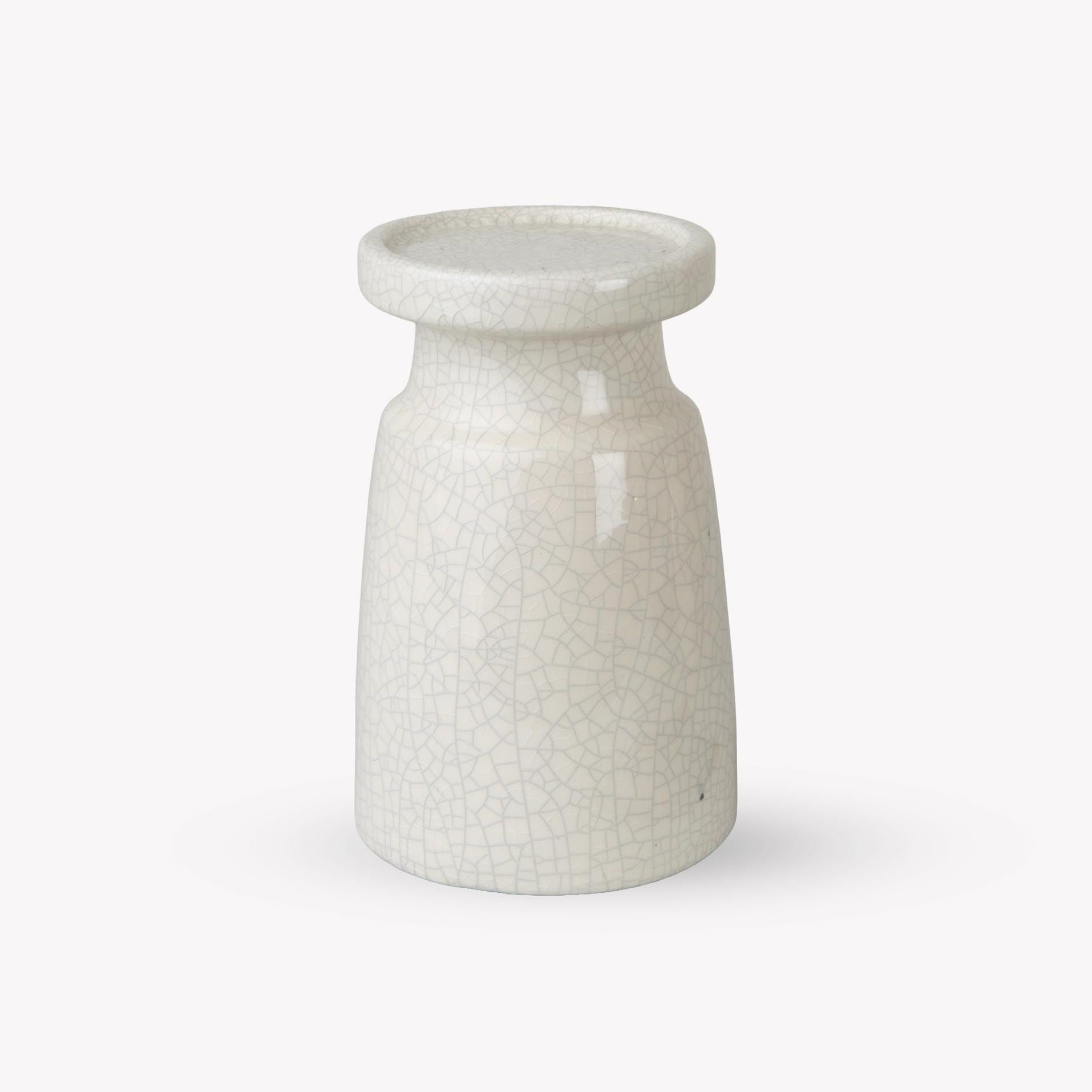 Garden Trading Ravello White Medium Candle Holder