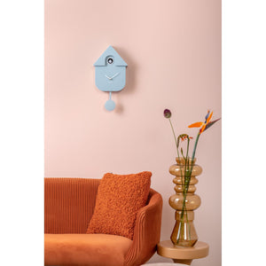 Karlsson Modern Cuckoo Soft Blue Wall Clock