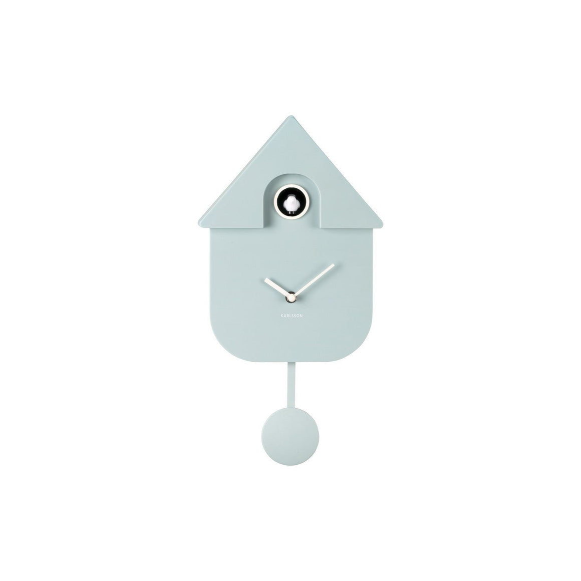 Karlsson Modern Cuckoo Soft Blue Wall Clock