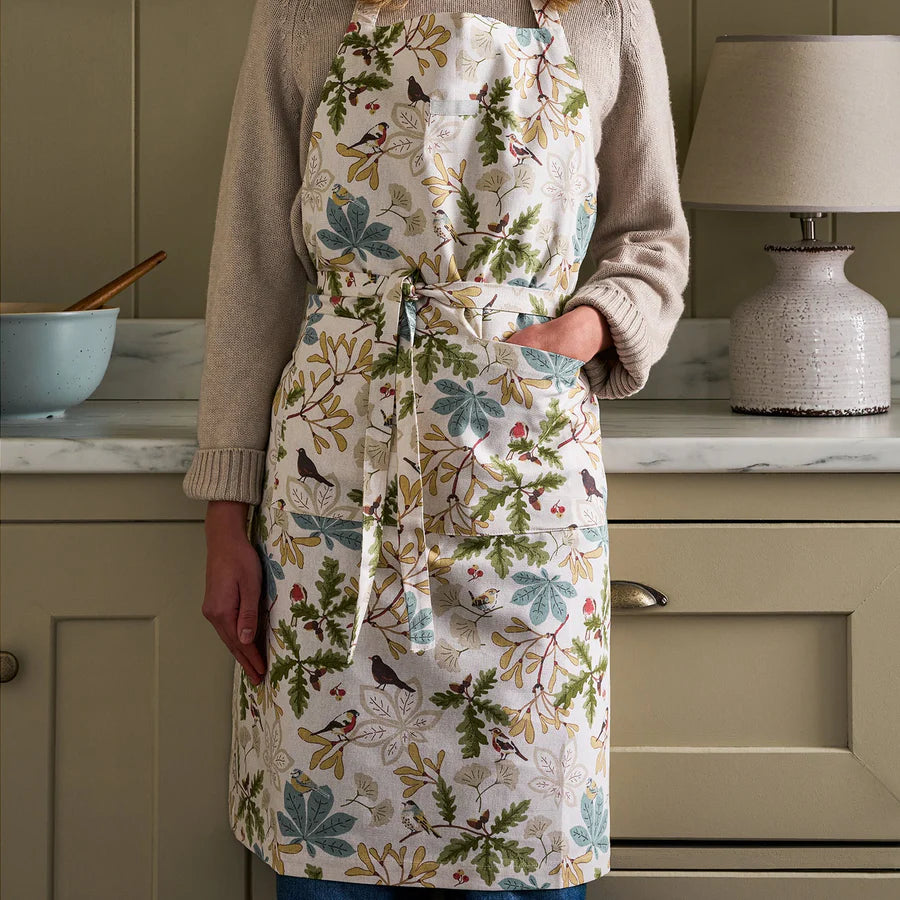 Sophie Allport Orchard Birds Cotton Adult Apron