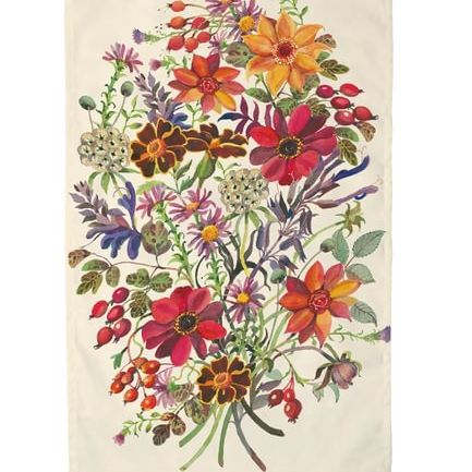Emma Bridgewater Autumn Flowers Tea Towel