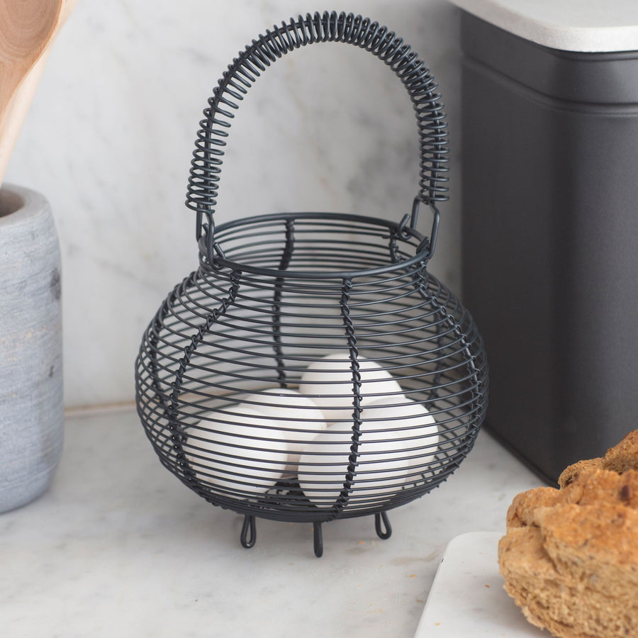 Garden Trading Brompton Egg Basket Carbon