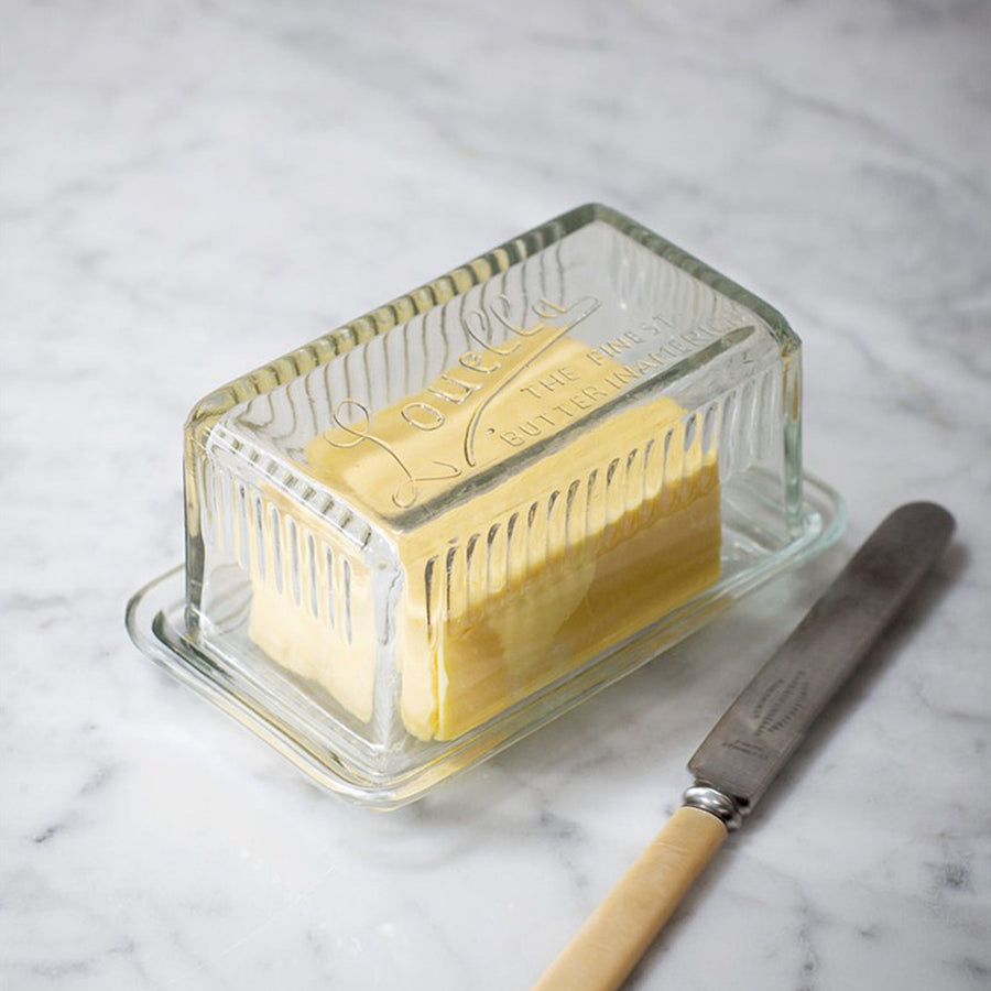 Garden Trading Louella Glass Butter Dish