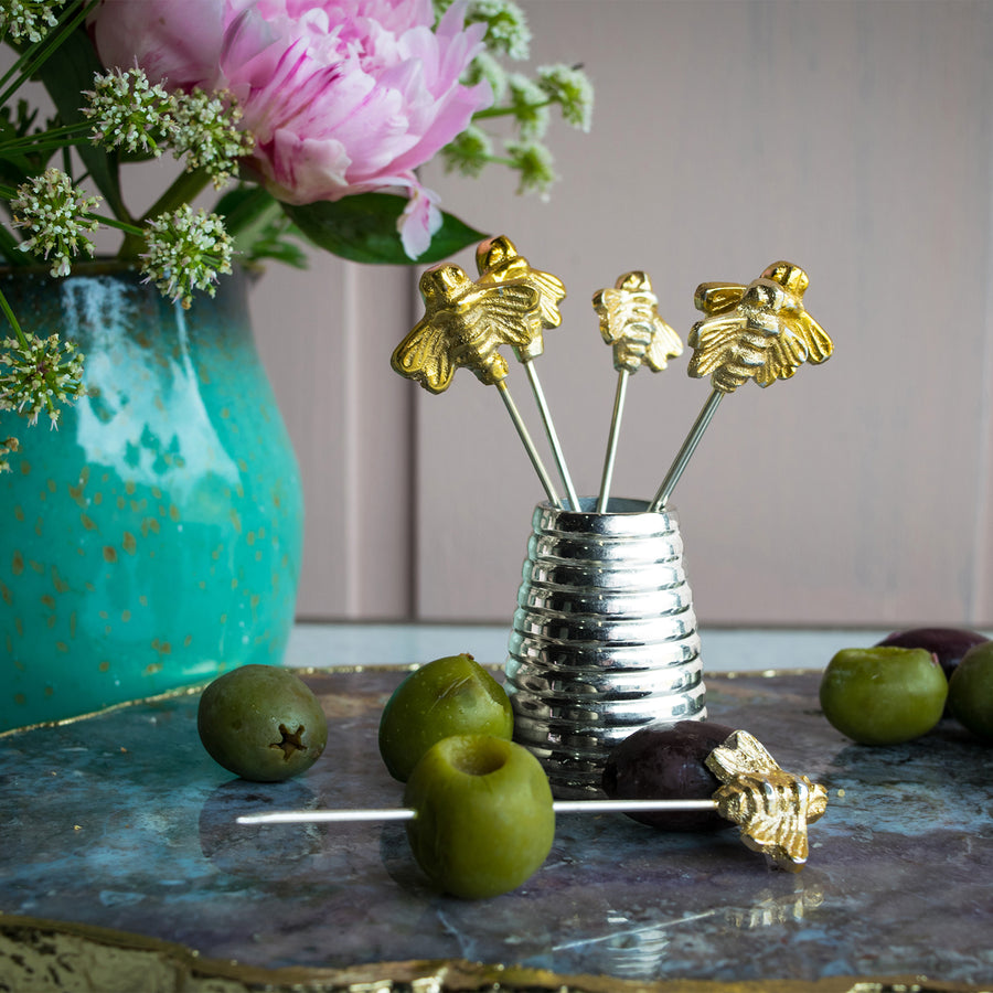 Culinary Concepts Queen Bee Olive Pick Set