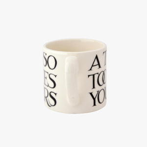 Emma Bridgewater Black Toast Espresso Mug