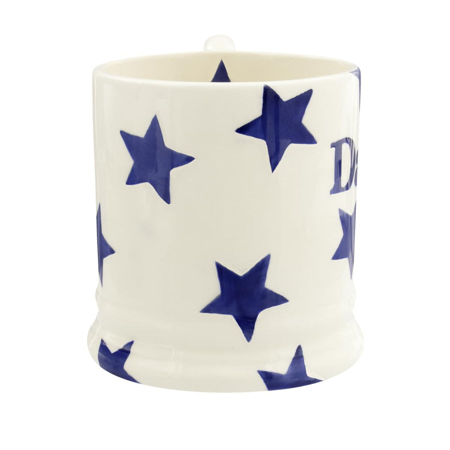 Emma Bridgewater Blue Star Daddy Half Pint Mug