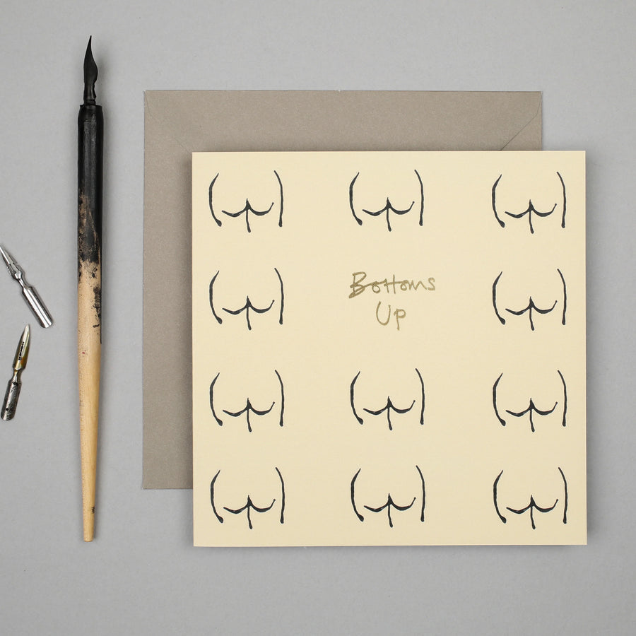 Poet & Painter Bottoms Up Card