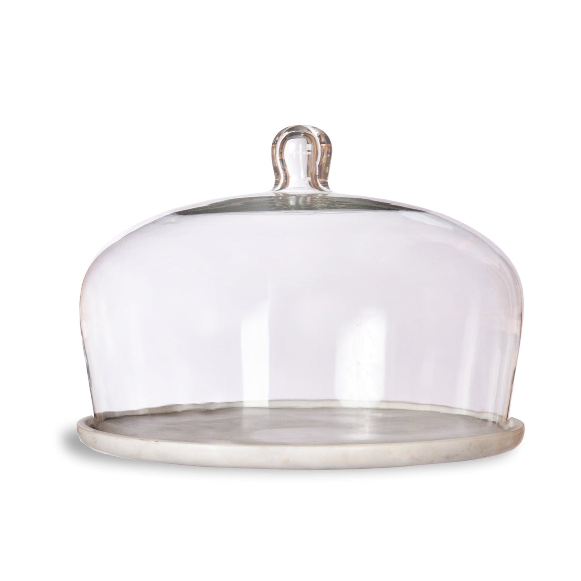 Garden Trading Marble Cake Plate and Glass Dome