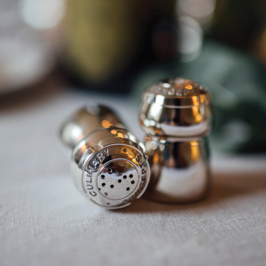 Culinary Concepts Champagne Cork Salt & Pepper Set