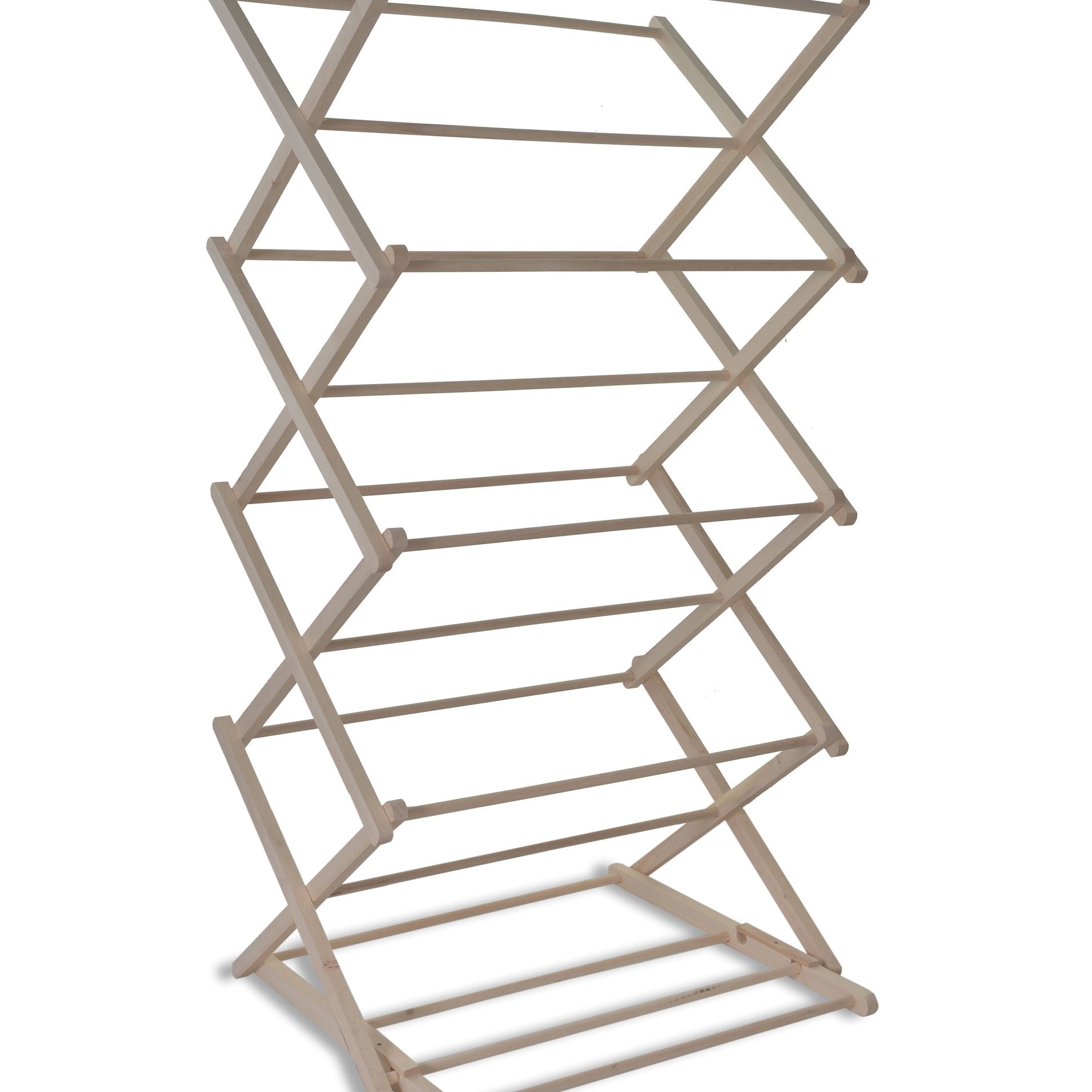 Garden Trading Classic Folding Wooden Clothes Horse Natural