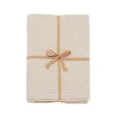 Waltons & Co Chambray French Limestone Table Cloth - All Size