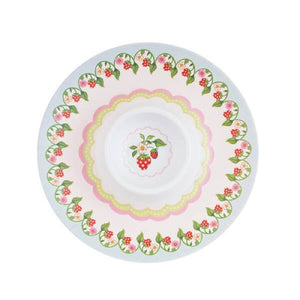 Cath Kidston Melamine Strawberry Chip & Dip Plate