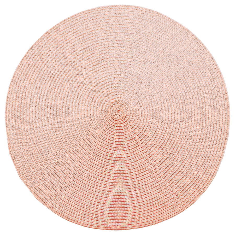Walton & Co Ribbed Pink Placemat