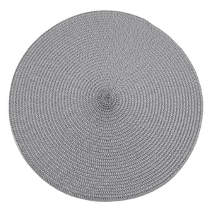 Walton & Co Ribbed Storm Grey Ribbed Placemat