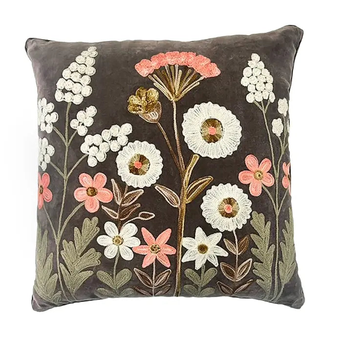 Aquarella Winslow Iron Velvet Cushion