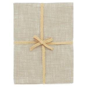 Walton & Co Chambray Natural Table Cloth - All Sizes