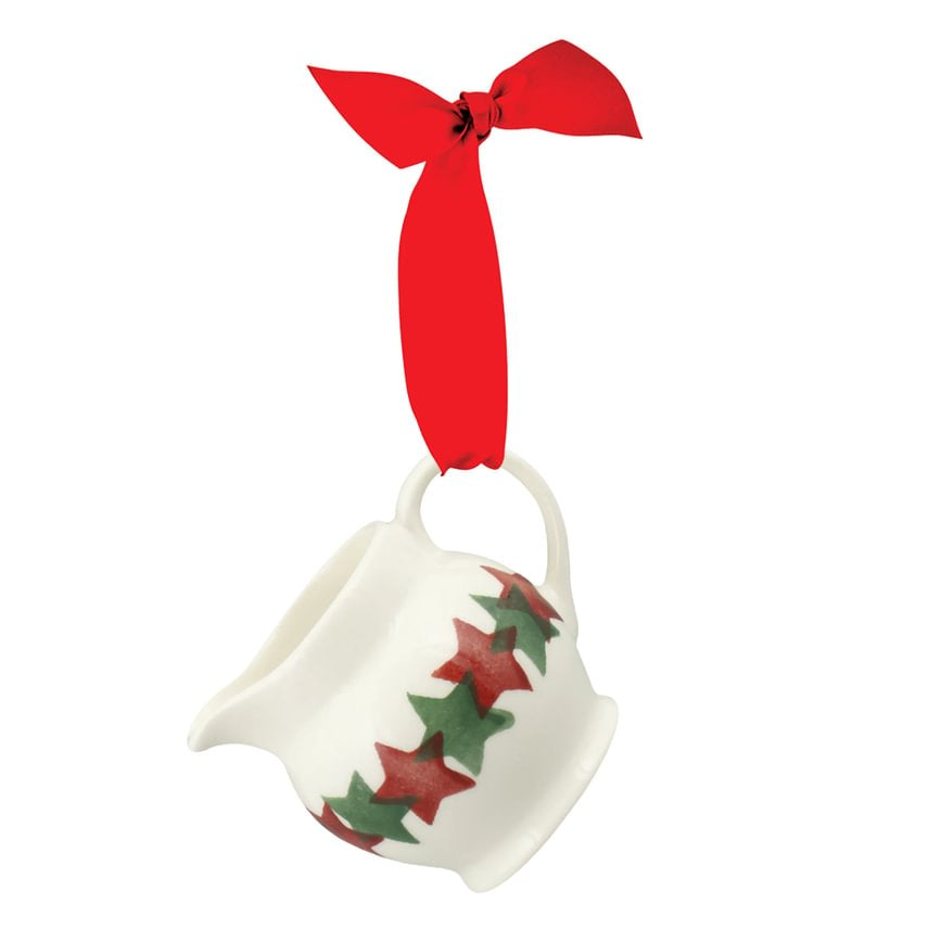Emma Bridgewater Christmas Stars Tiny Jug Decoration in Box