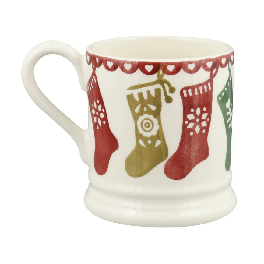 Emma Bridgewater Christmas Stockings Half Pint Mug