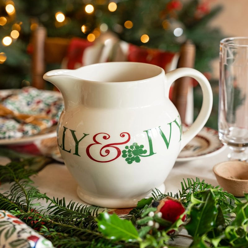 Emma Bridgewater Christmas Toast Holly & Ivy 3 Pint Jug
