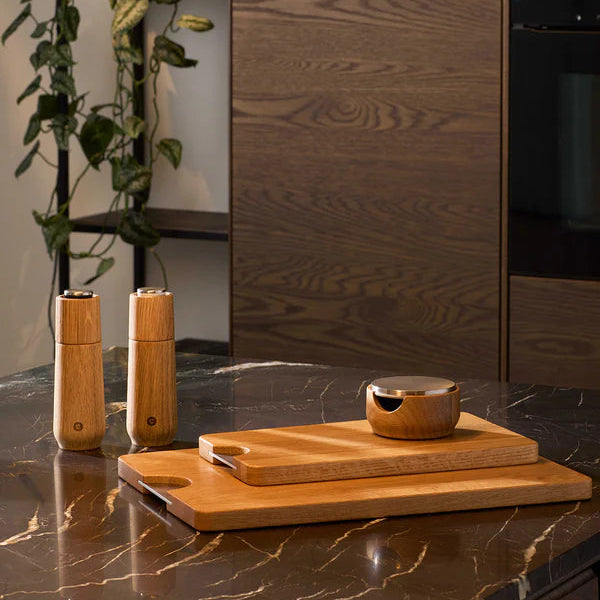 CrushGrind® Champagne 17cm Oak Mill Set