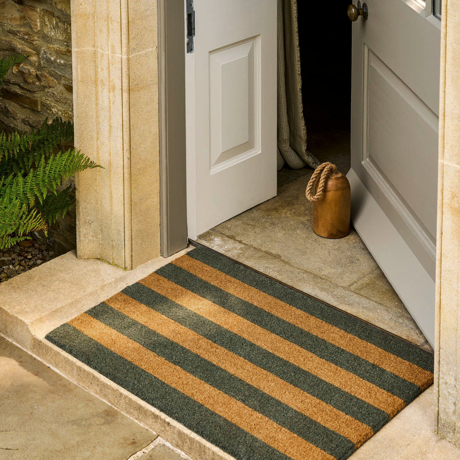 Garden Trading Wide Stripe Large Fern Door Mat