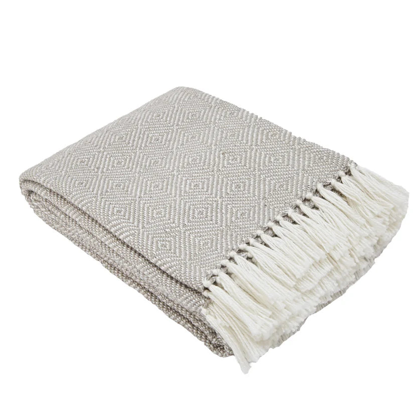 Weaver Green Chinchilla Diamond Blanket