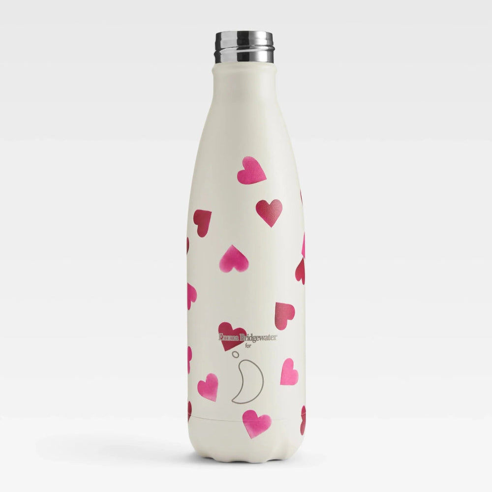 Chilly's Emma Bridgewater Pink Hearts 500ml Bottle