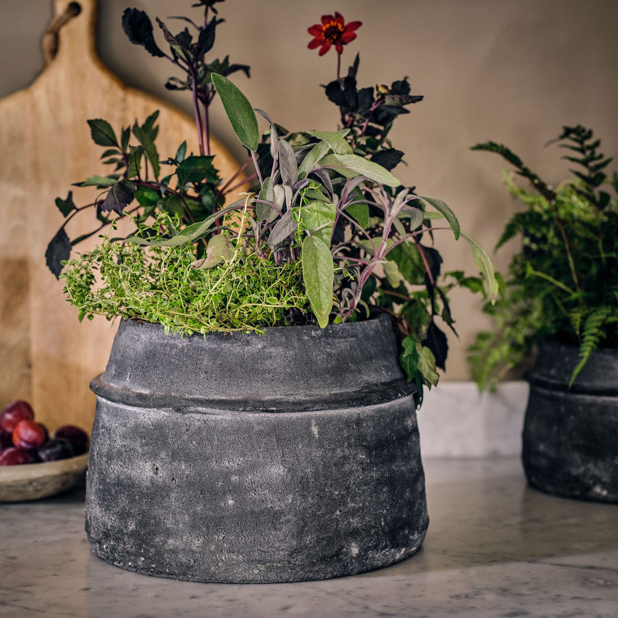 Garden Trading Farleaze 29.5cm Slate Sack Pot
