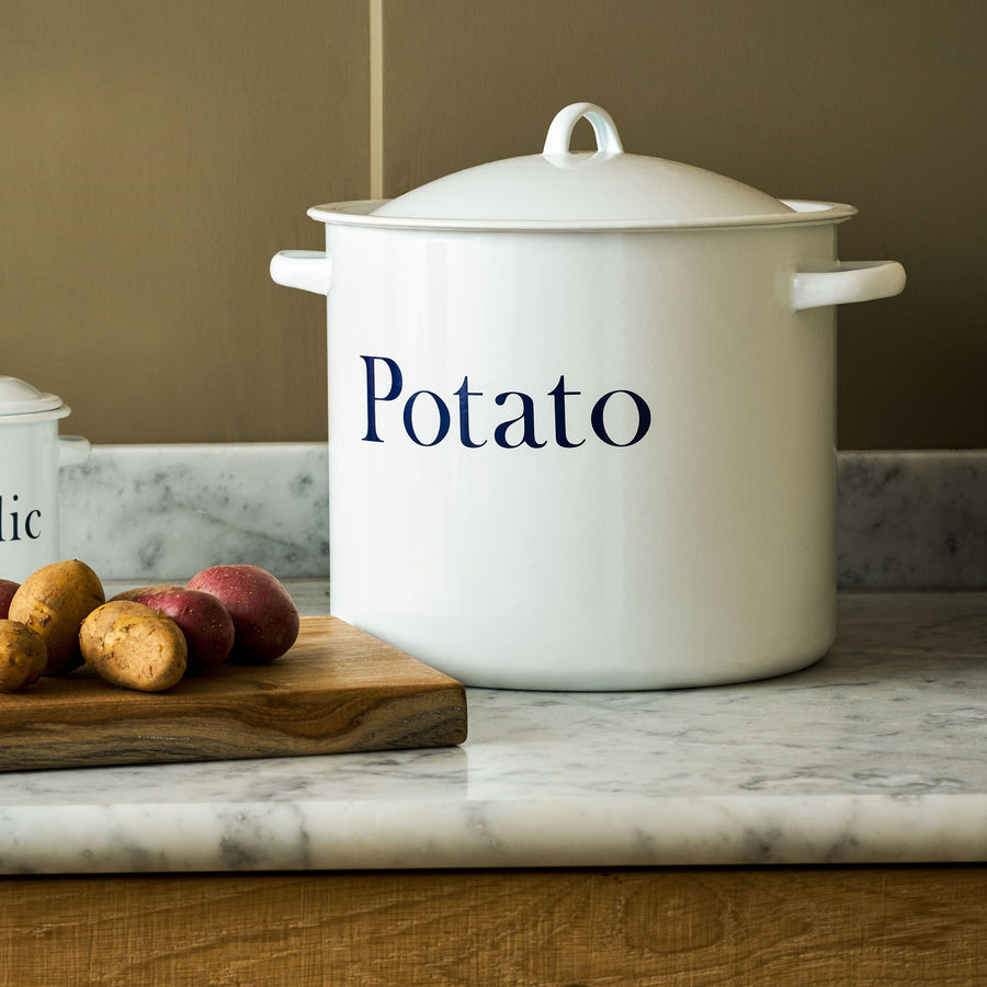 Garden Trading Enamel Potato Store