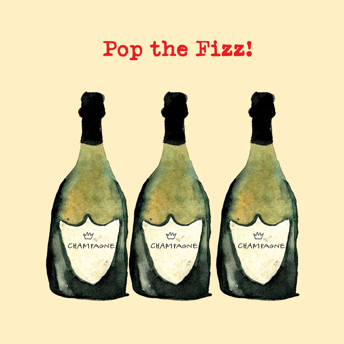 Poet & Painter Pop The Fizz Card