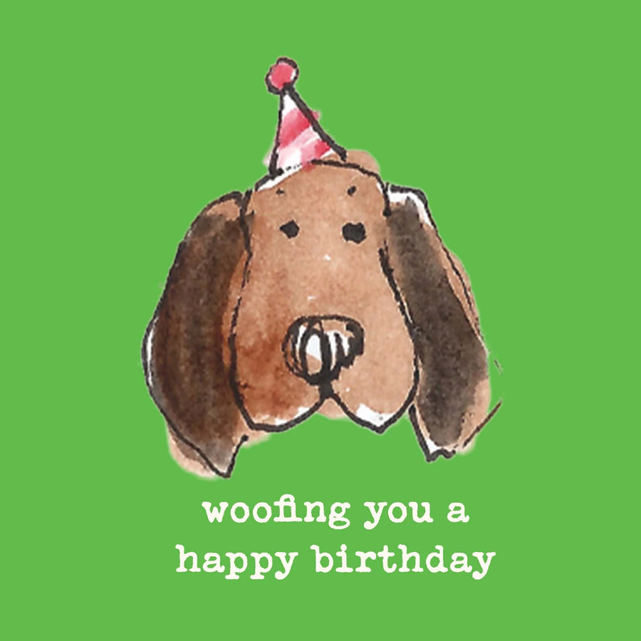 Poet & Painter Woofing Card