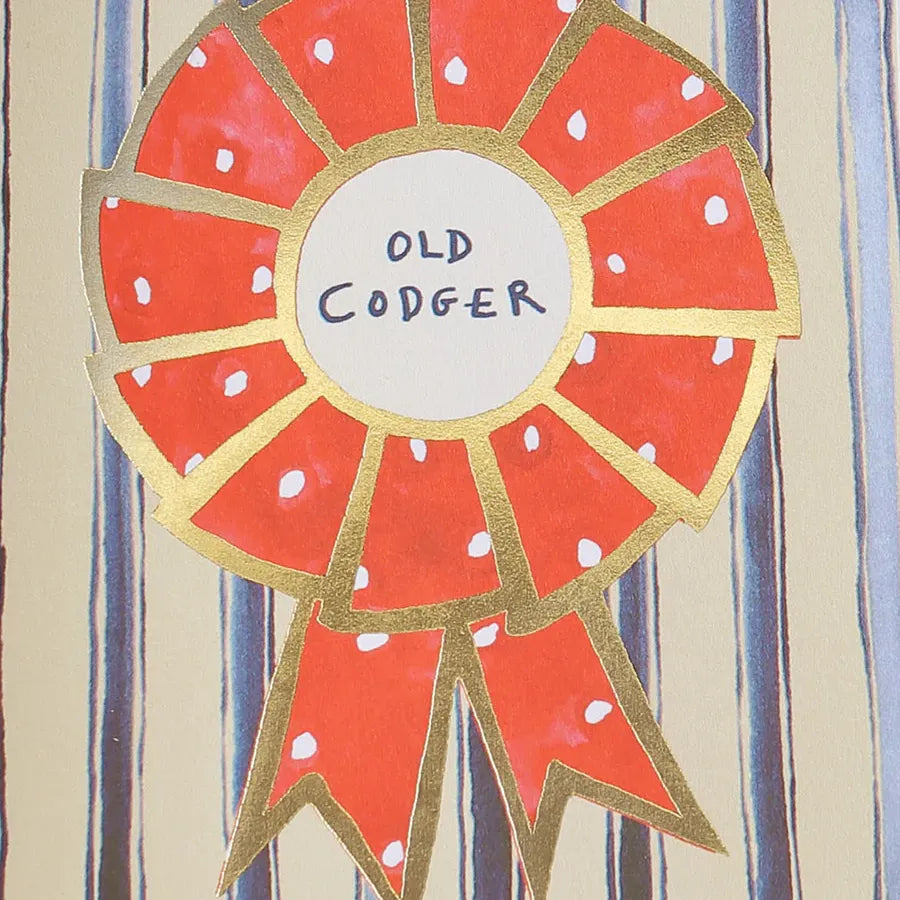 Poet & Painter Old Codger Card