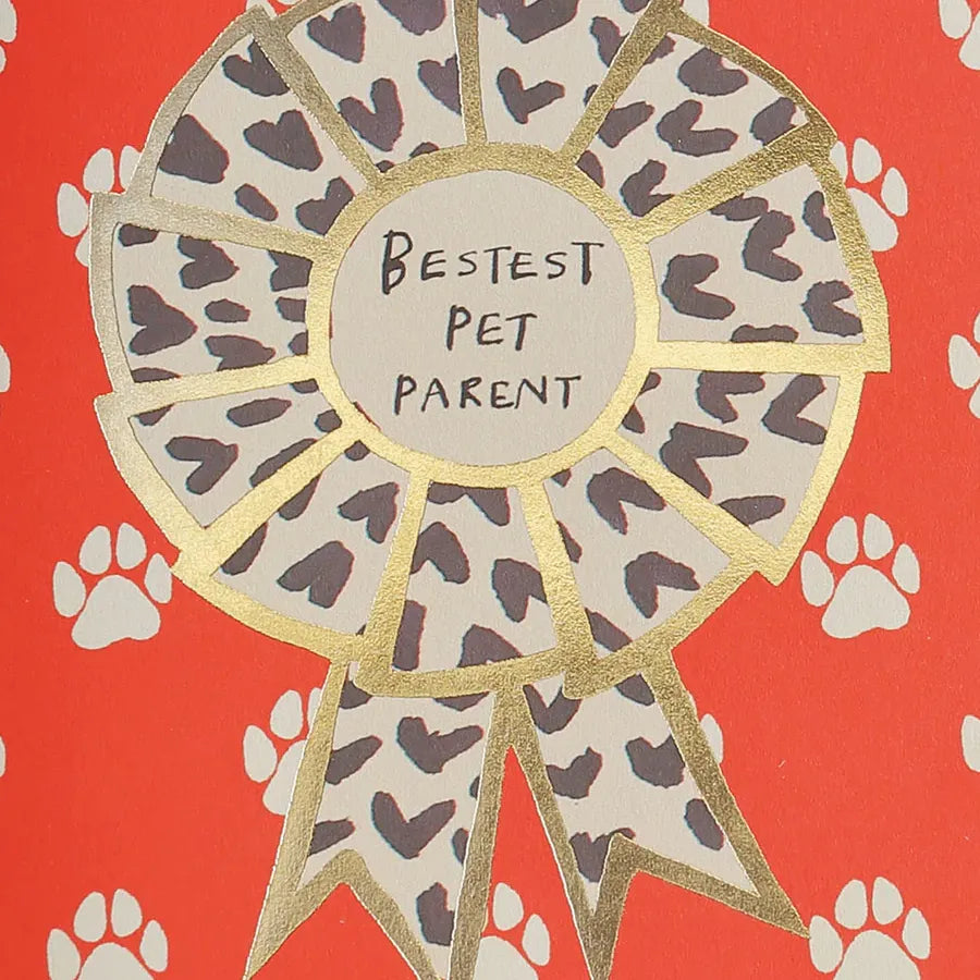 Poet & Painter Best Parent Card