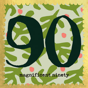 Poet & Painter Magnificent 90 Card