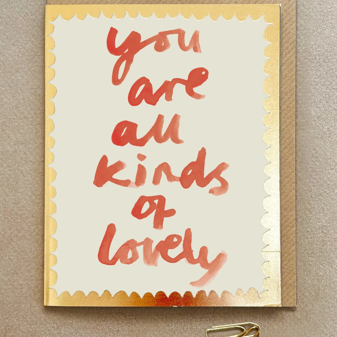 Poet & Painter All Kinds Of Lovely Card