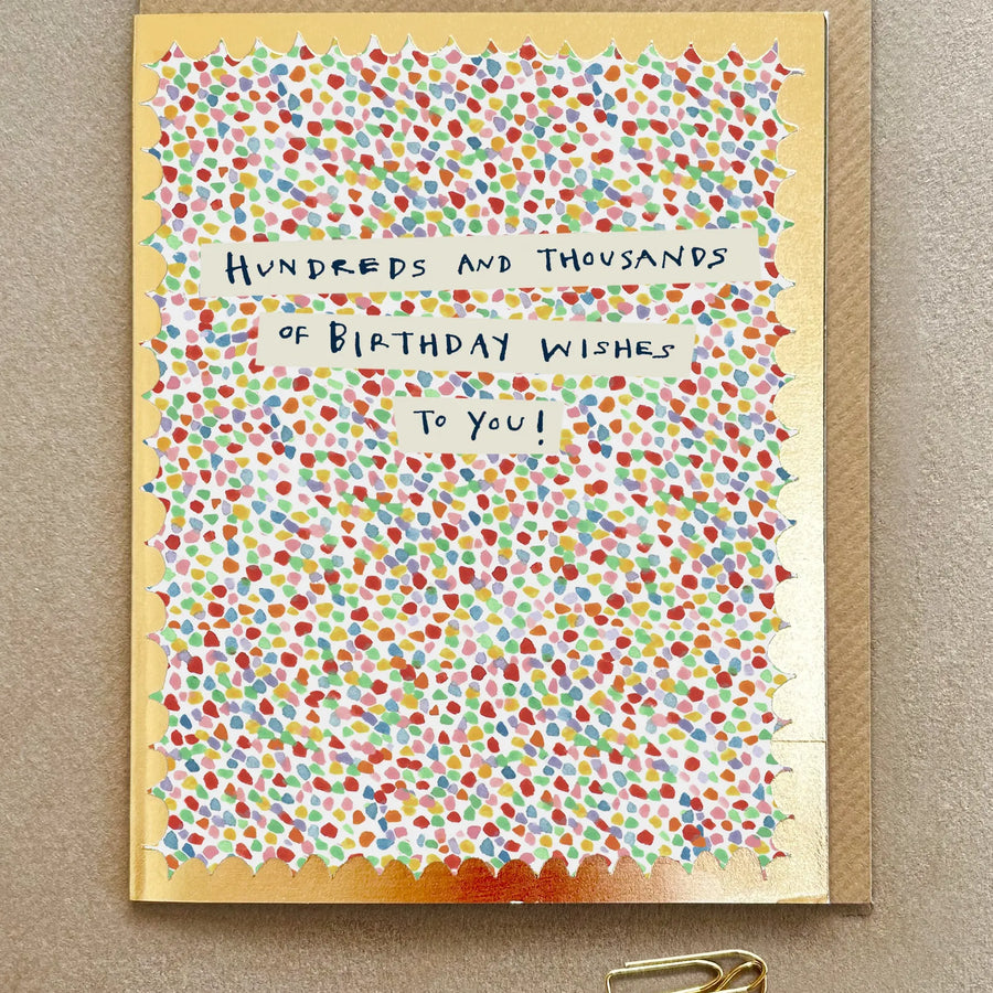 Poet & Painter Hundreds & Thousands Card